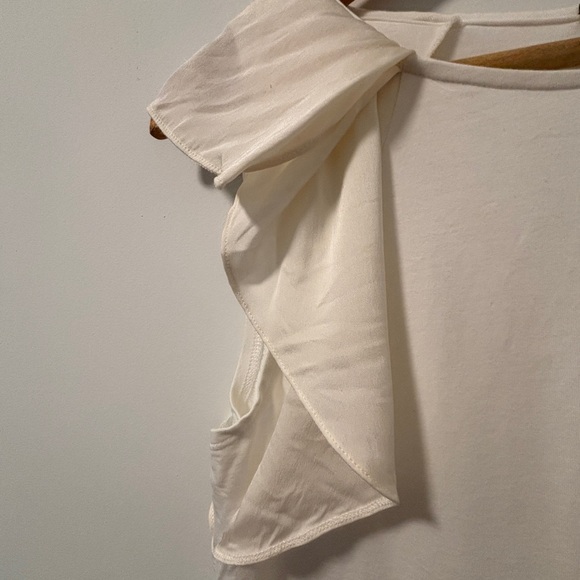 Theory Ruffle Sleeve Top - Picture 4 of 10